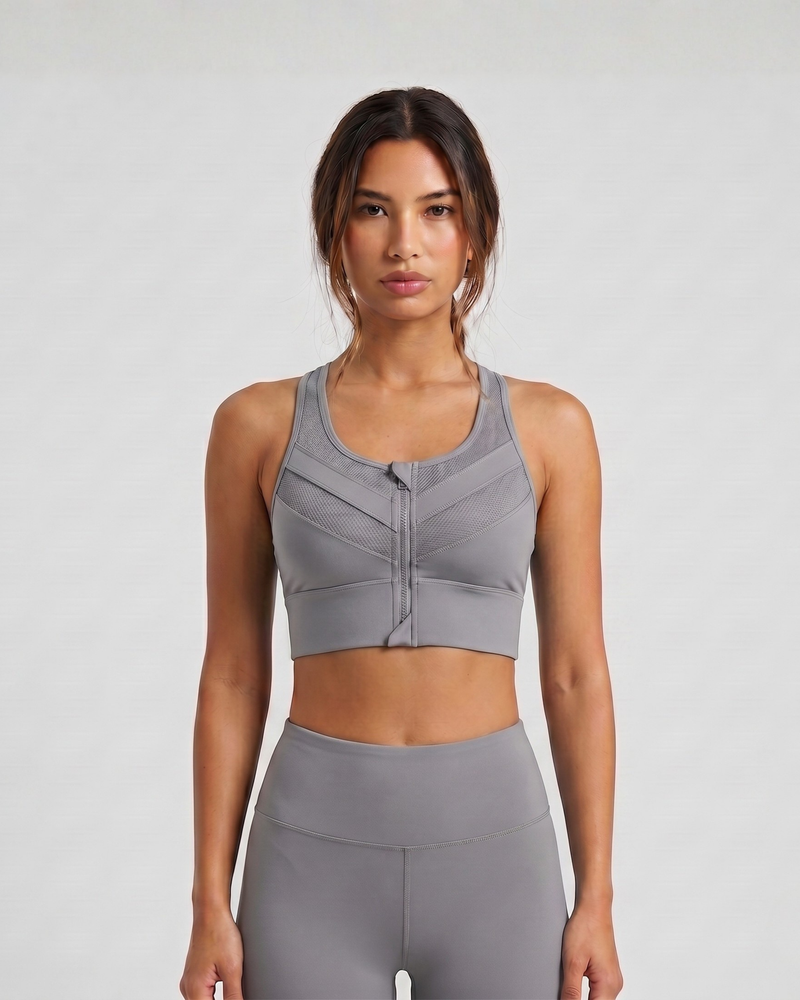 Rubé Airflex front zip sports bra