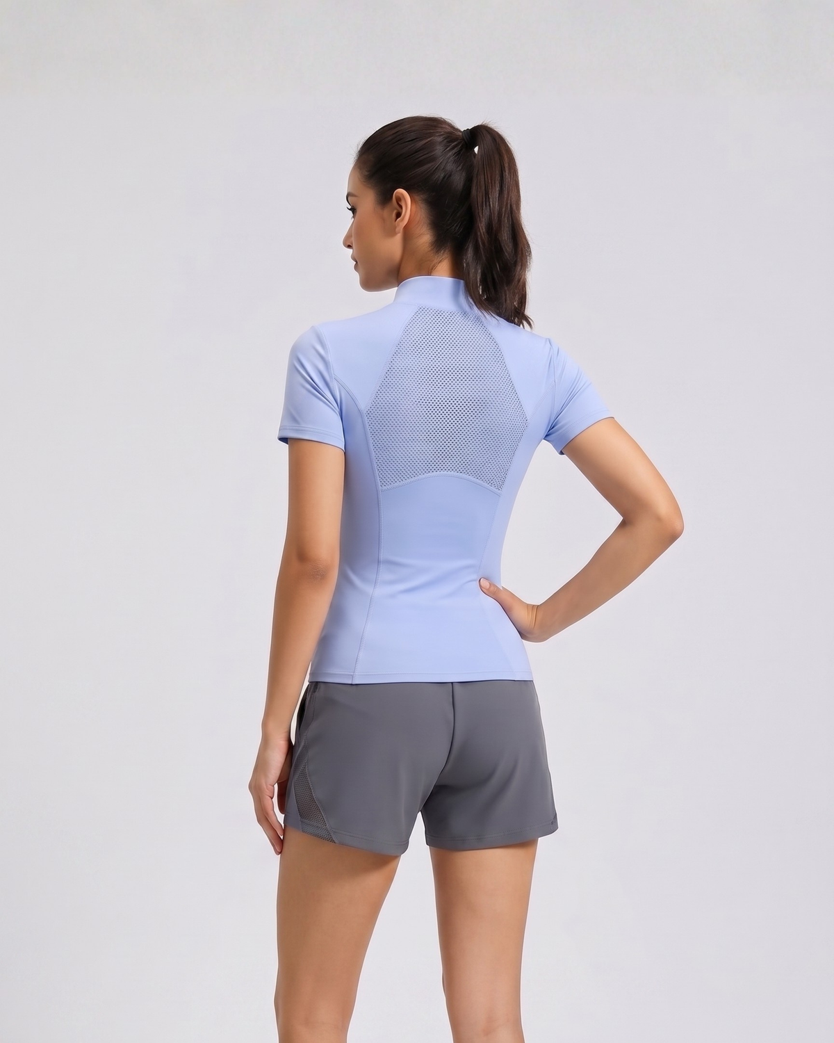 Rubé luxe air mock-neck