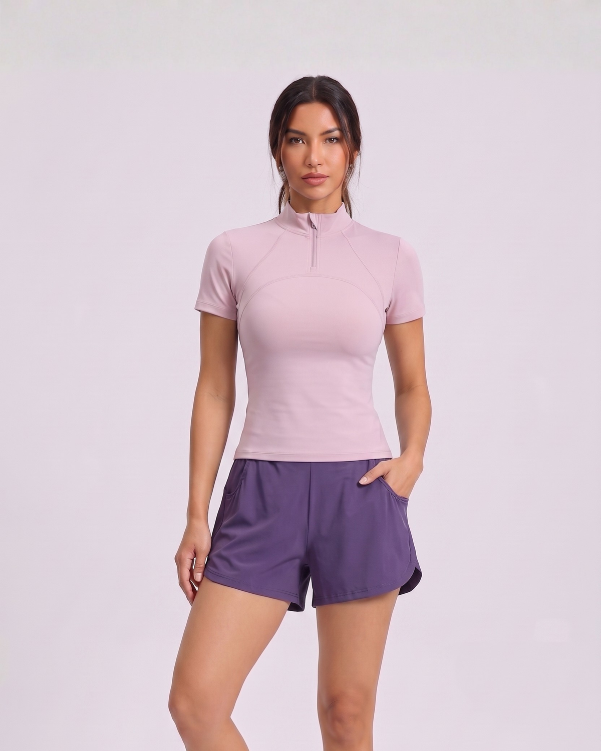 Rubé luxe air mock-neck