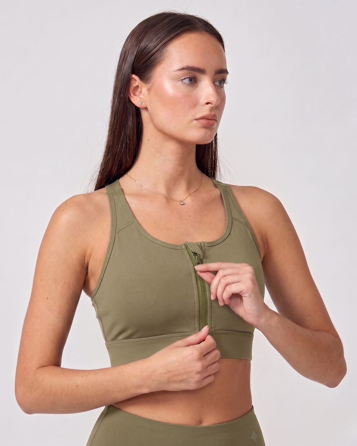 Rubé zip armor high-impact sports bra
