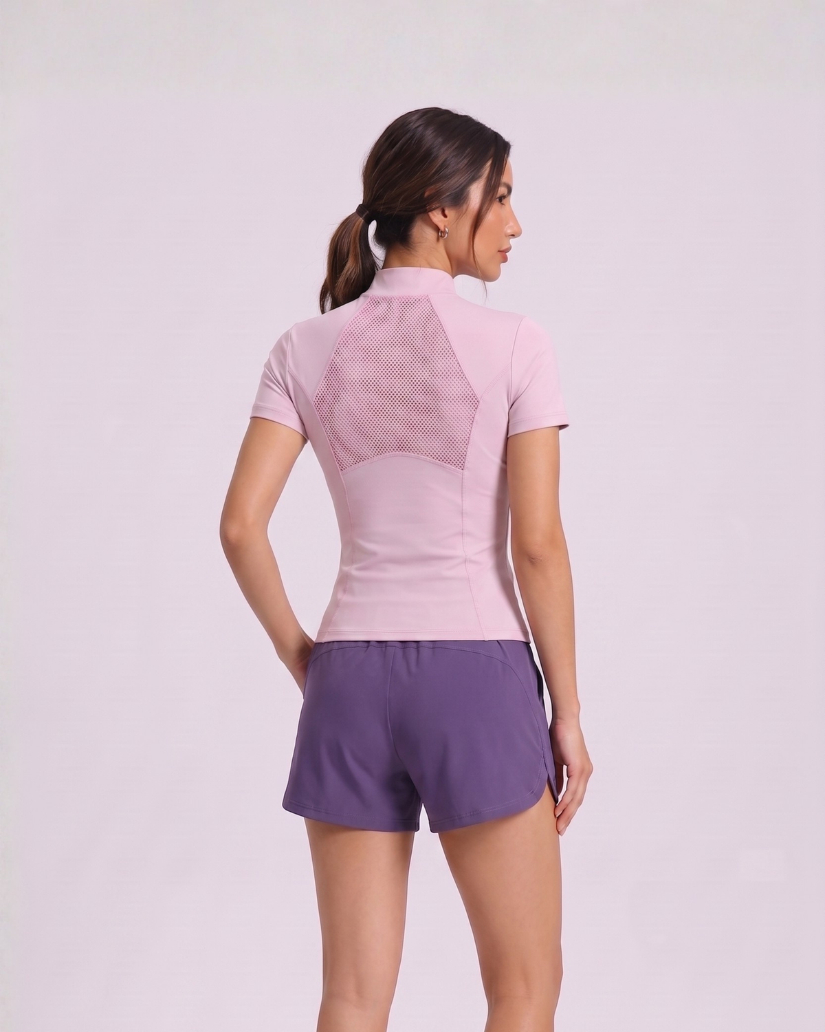 Rubé luxe air mock-neck