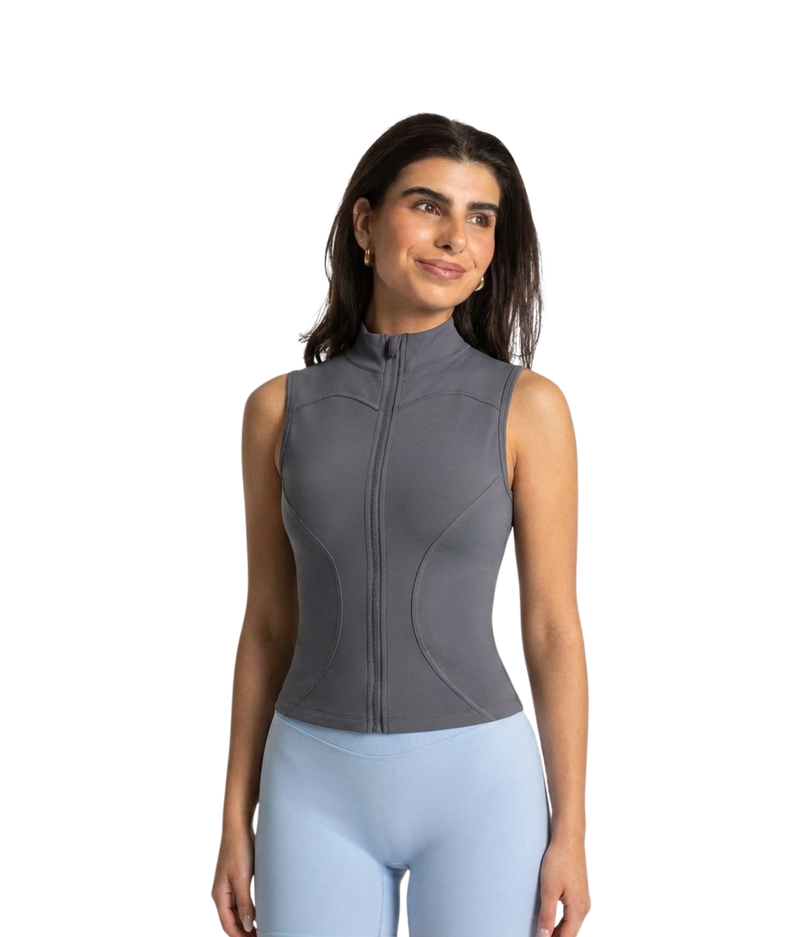 Rubé sleeveless full-zip Athletic top