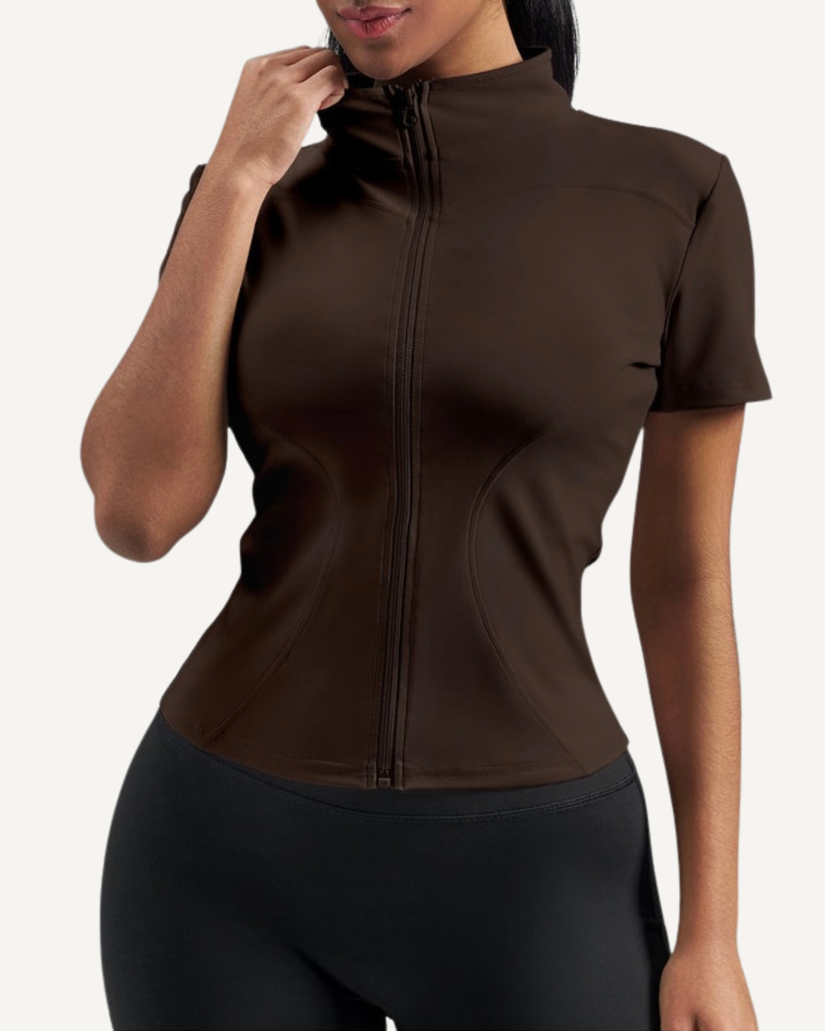 Rubé Aura zip tee