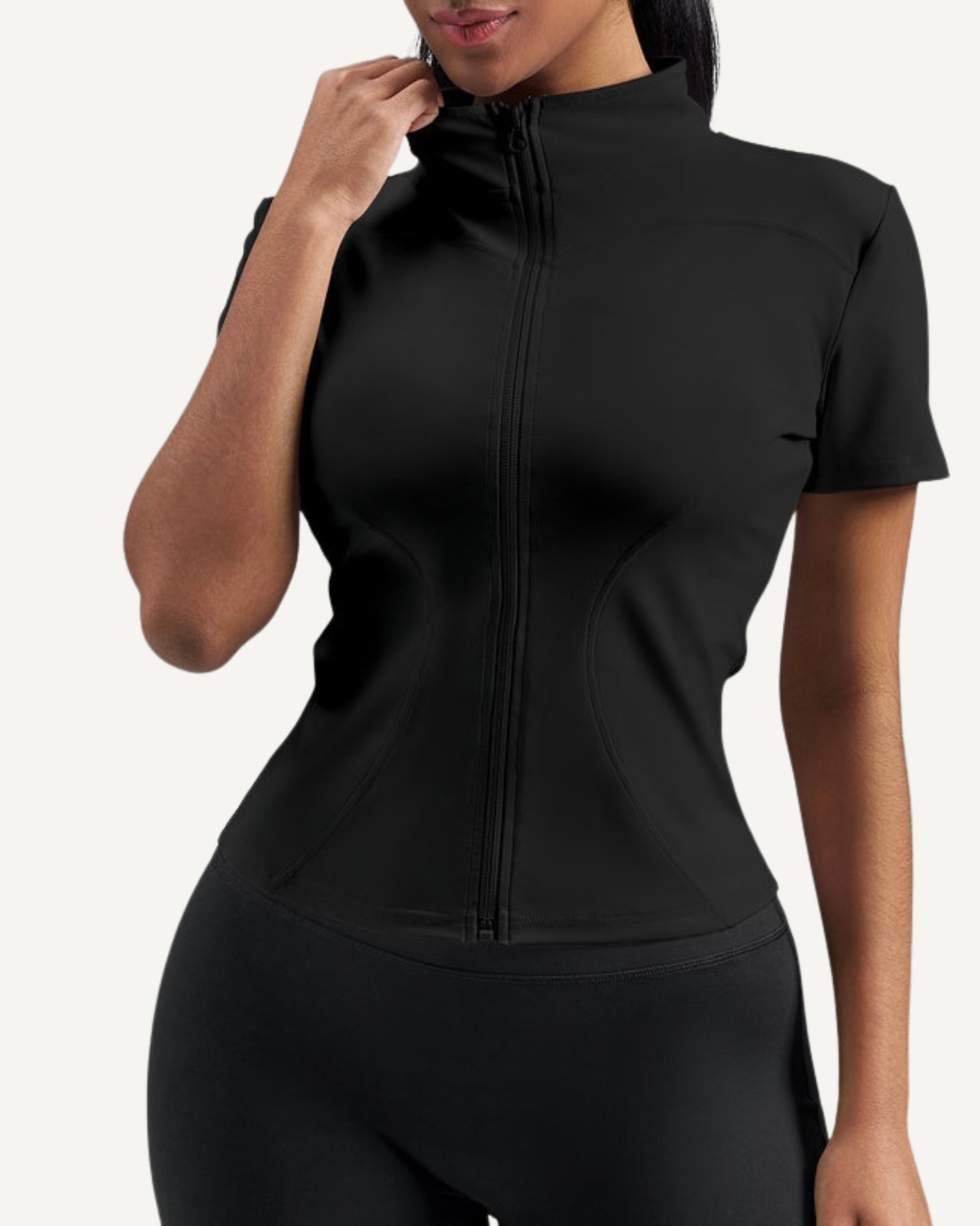 Rubé Aura zip tee