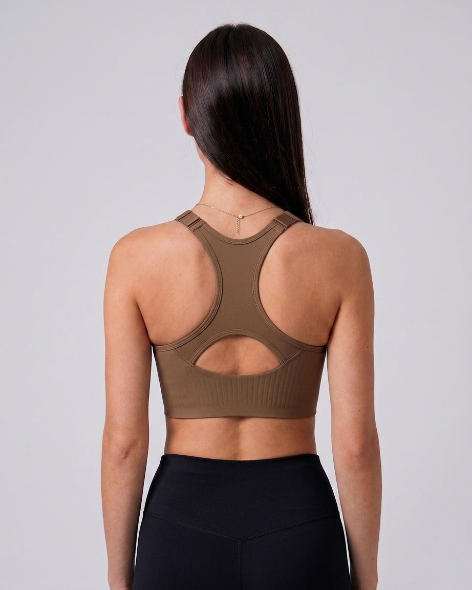 Rubé zip armor high-impact sports bra