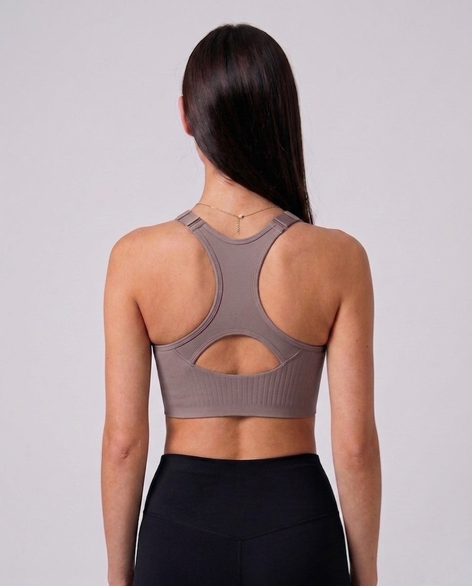 Rubé zip armor high-impact sports bra