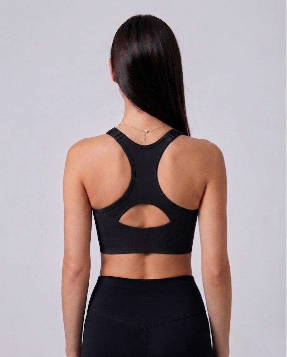 Rubé zip armor high-impact sports bra