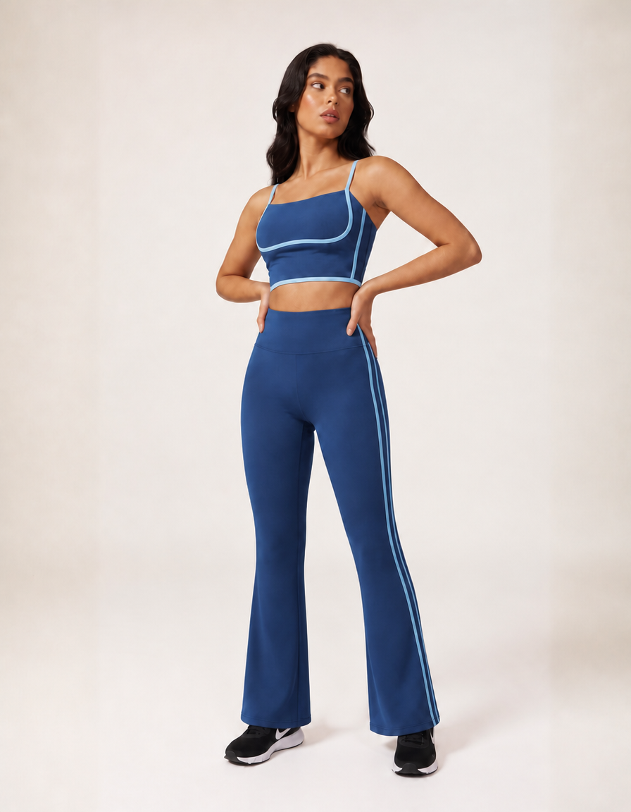 Rube The Studio Contrast Trim flare Set