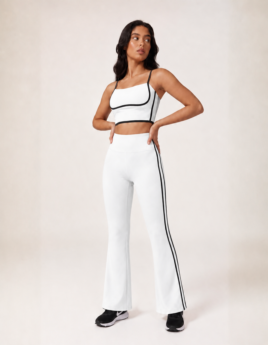 Rube The Studio Contrast Trim flare Set